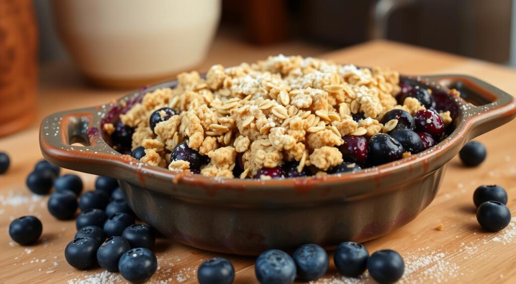 blueberry crisp