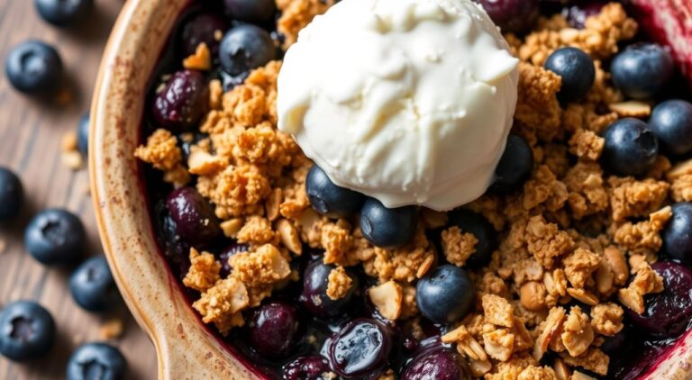 blueberry crisp recipe for dessert lovers