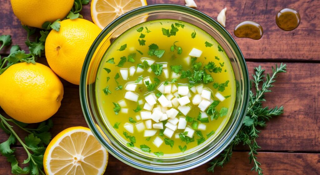 lemon herb marinade