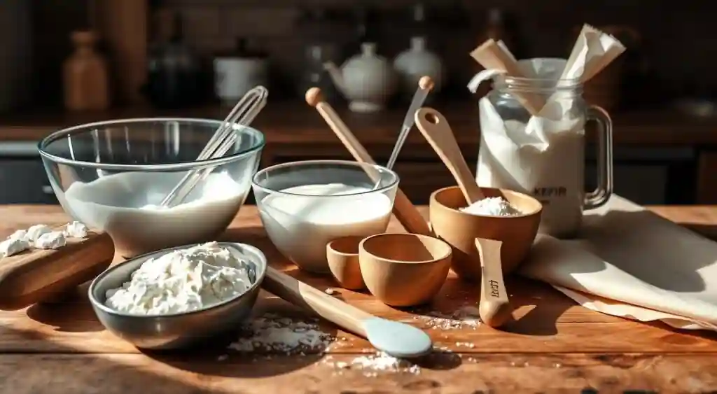 Essential Baking Tools for Kefir Sheet Cake