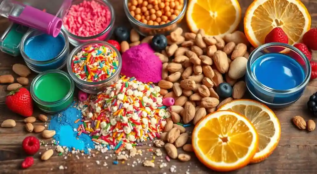 Colorful Ingredients in Cookie Recipes