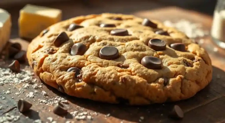 Giant Chocolate Chip Cookies Fresh Out of the Oven