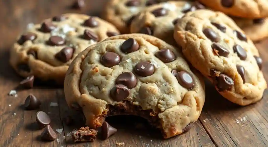 Soft and Chewy Giant Chocolate Chip Cookies