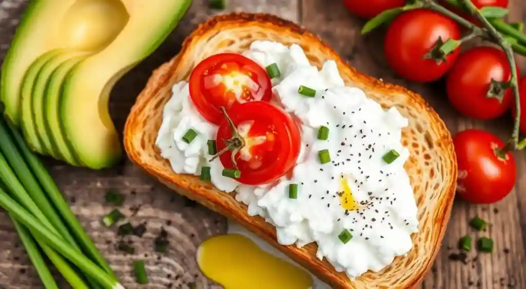 Cottage Cheese Toast Ingredients