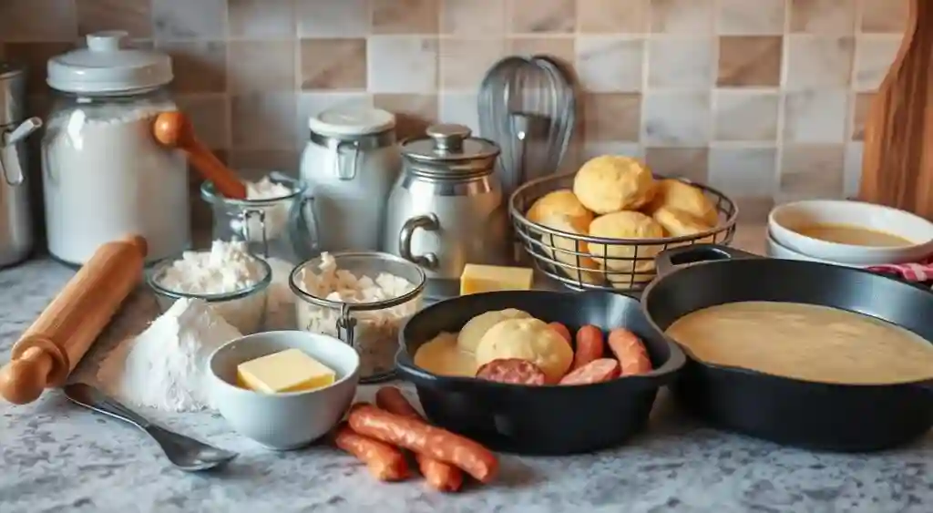 Kitchen Tools for Biscuits and Gravy Recipe