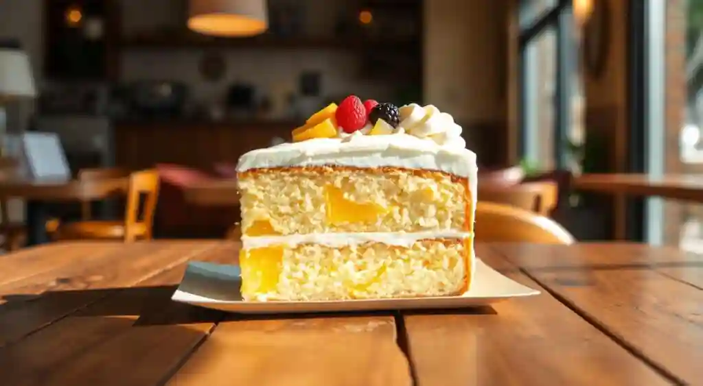 Starbucks Pineapple Cloud Cake