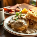 biscuit and gravy