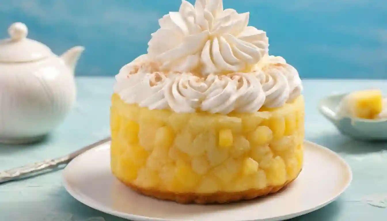 pineapple cloud cake starbucks