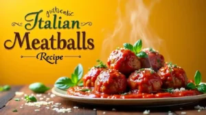 italian meatballs recipe